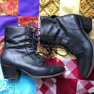 Frye Lace Up Boots